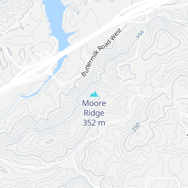 Map of Moore Ridge
