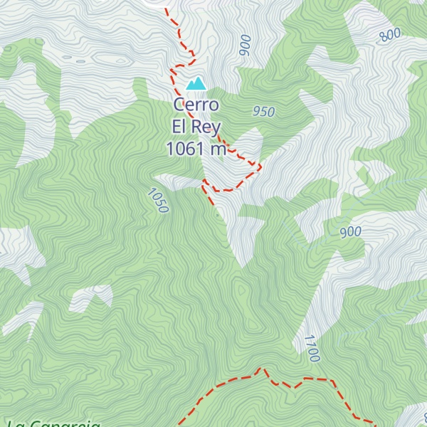 Map of Cerro Cangreja