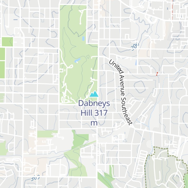 Map of Dabneys Hill