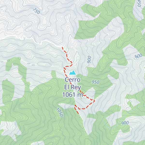 Map of Cerro El Rey