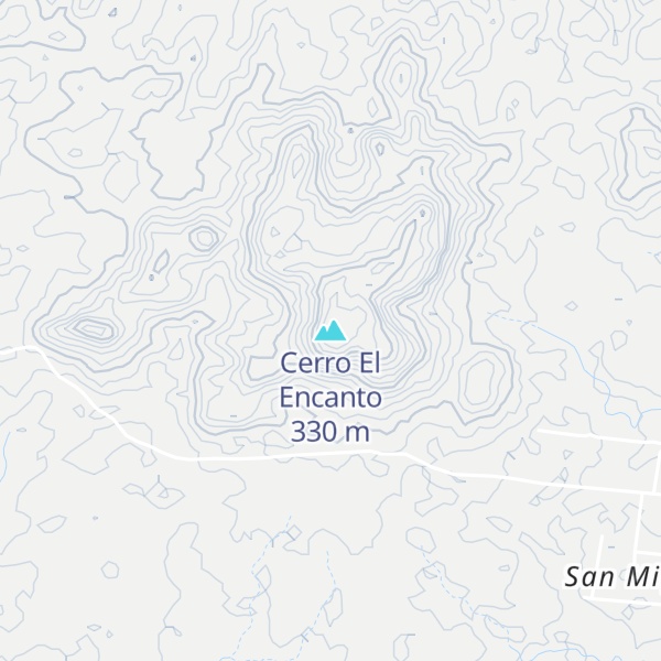 Map of Cerro El Encanto
