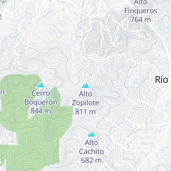 Map of Alto Zopilote