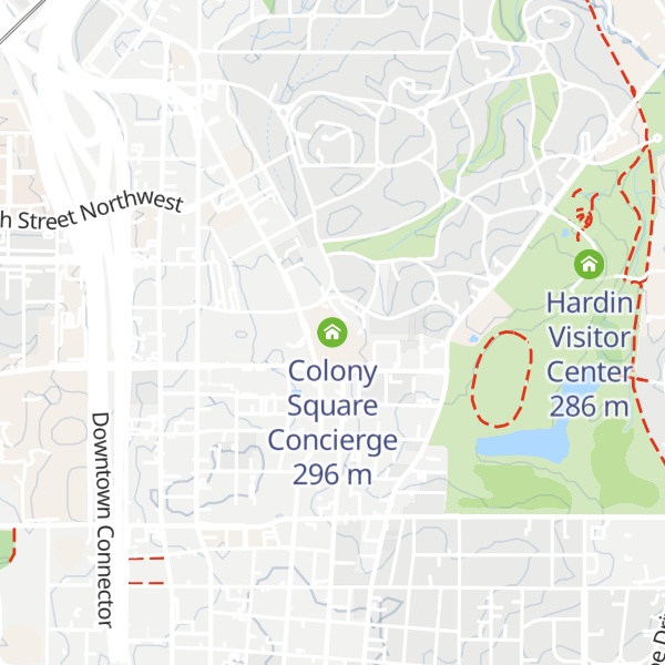 Map of Colony Square Concierge
