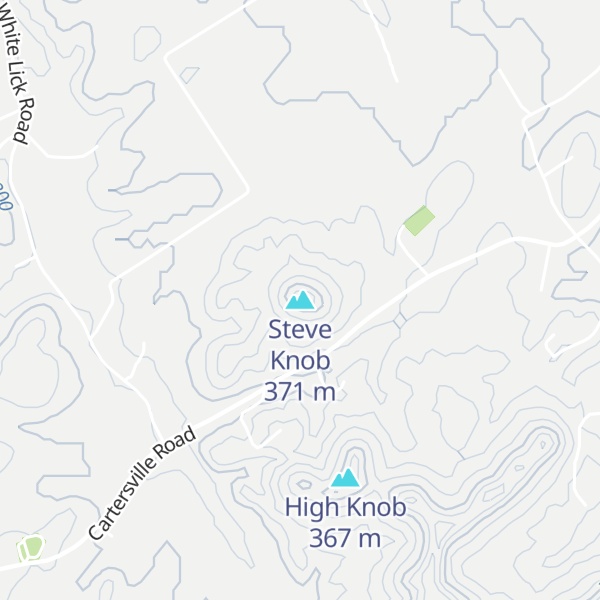 Map of Steve Knob