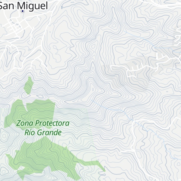 Map of Cerro Las Pastoras