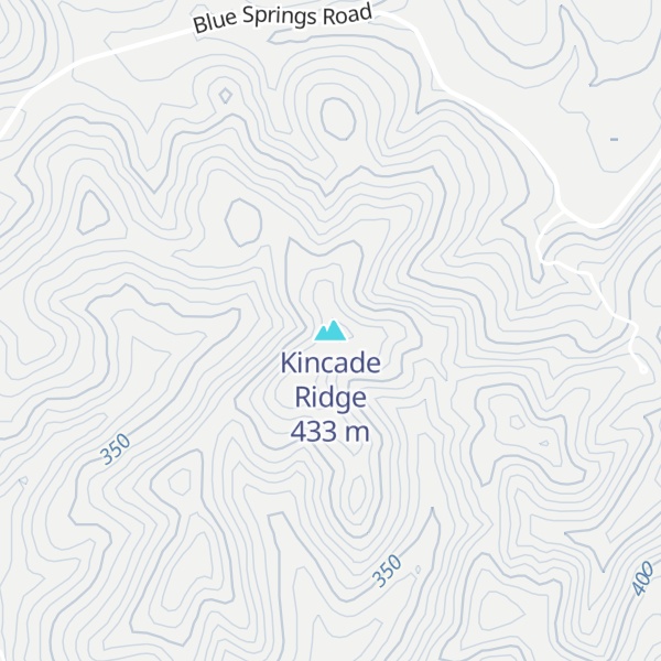 Map of Kincade Ridge