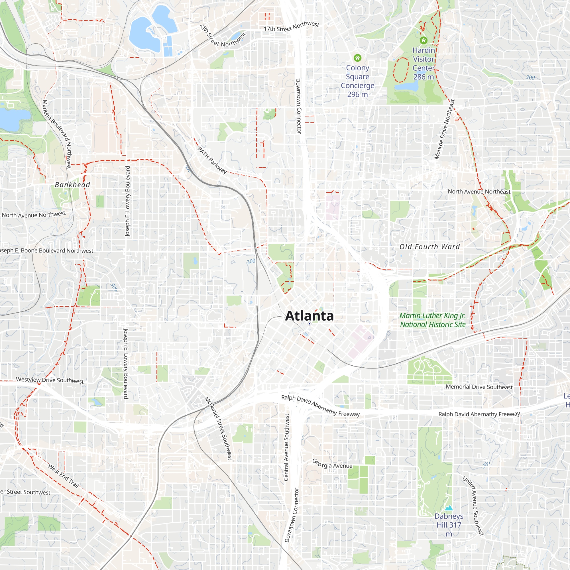 Visitor Center map