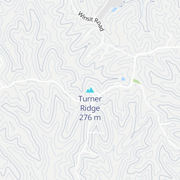 Map of Turner Ridge