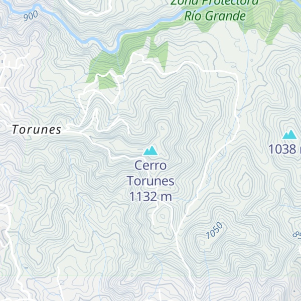 Map of Cerro Torunes