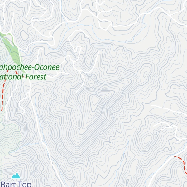 Map of Bushy Head Mountain