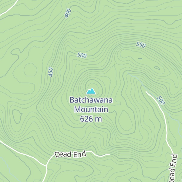 Map of Batchawana Mountain