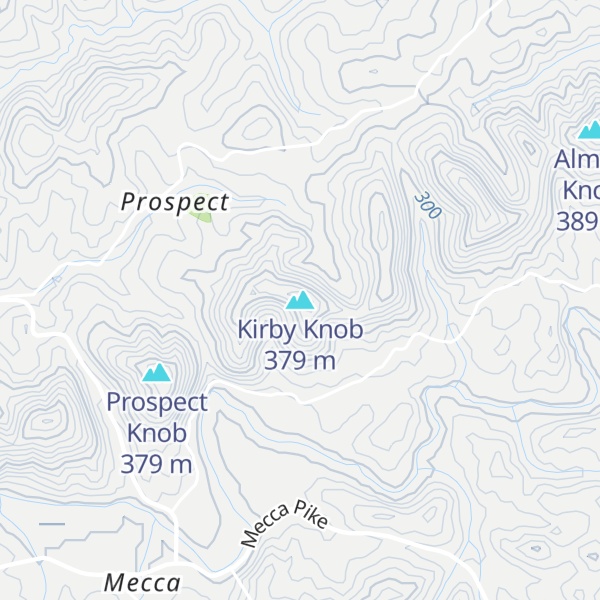 Map of Kirby Knob