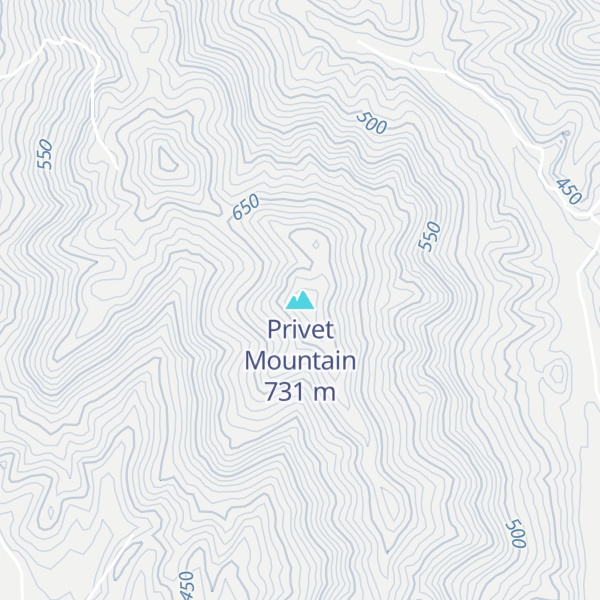 Map of Privet Mountain