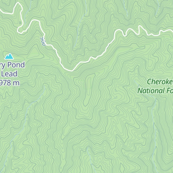 Map of Sassafras Knob
