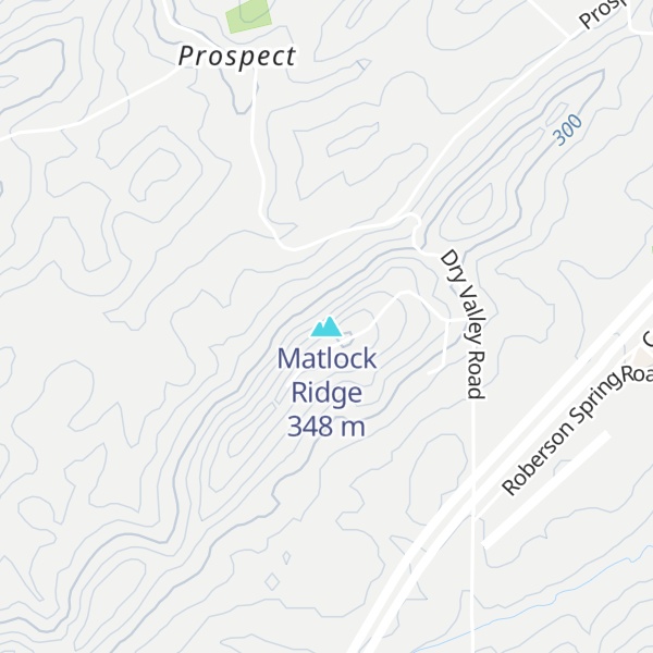 Map of Matlock Ridge
