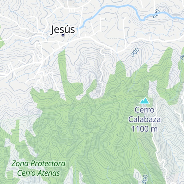 Map of Cerro Espino