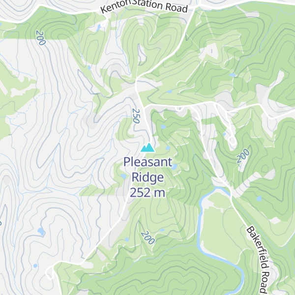 Map of Pleasant Ridge