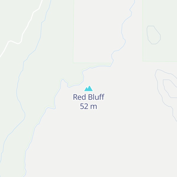 Map of Red Bluff