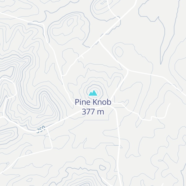 Map of Pine Knob