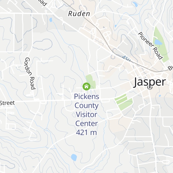 Map of Pickens County Visitor Center