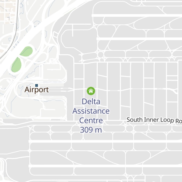 Map of Delta Assistance Centre