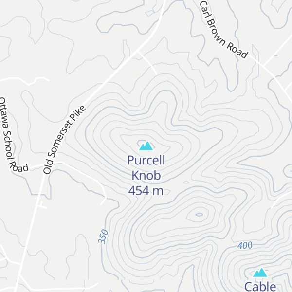 Map of Purcell Knob