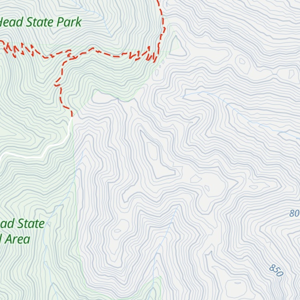 Map of Stallion Mountain