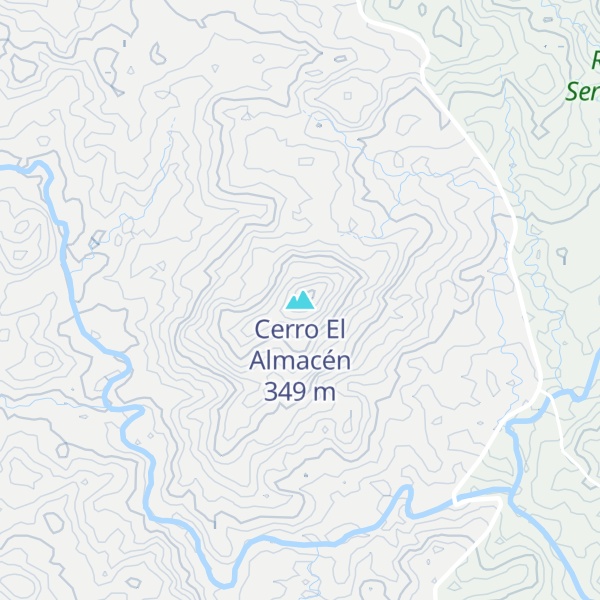 Map of Cerro El Almacén
