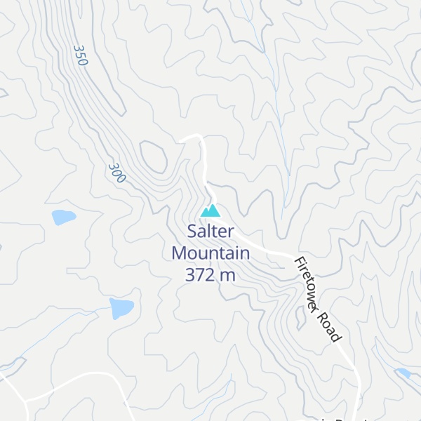 Map of Salter Mountain