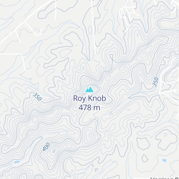 Map of Roy Knob