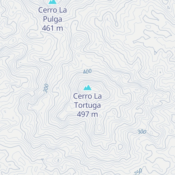 Map of Cerro La Tortuga