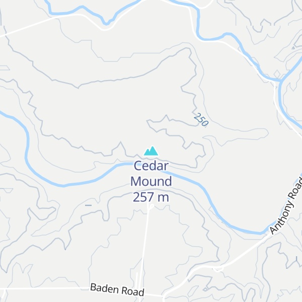 Map of Cedar Mound