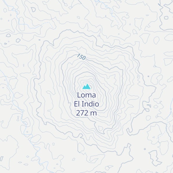 Map of Loma El Indio