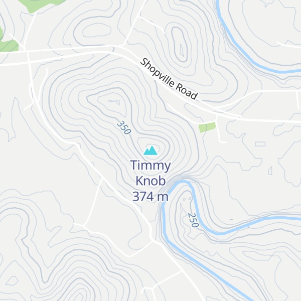 Map of Timmy Knob