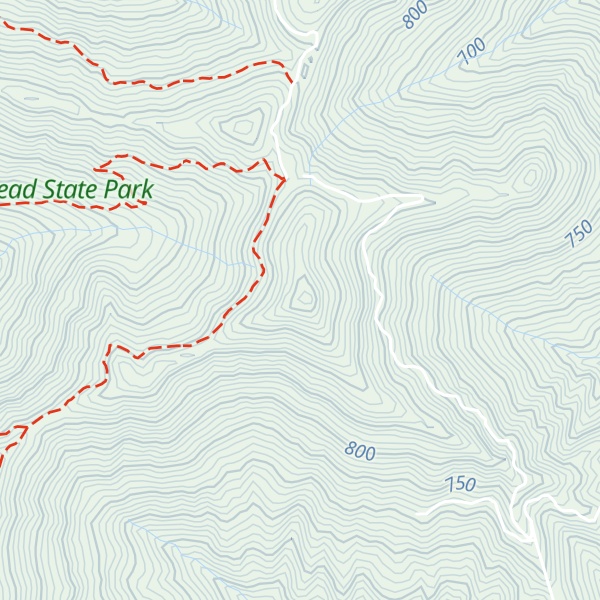 Map of Frozen Head