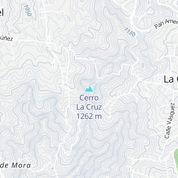 Map of Cerro La Cruz