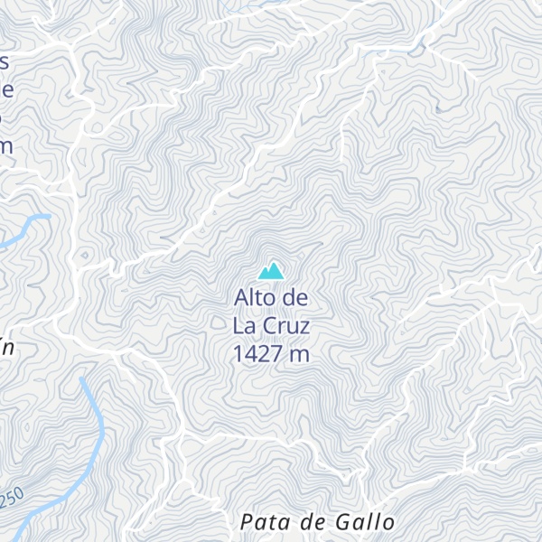 Map of Alto de La Cruz