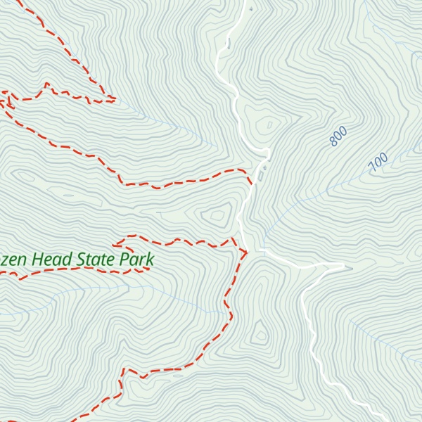 Map of Old Mac Mountain