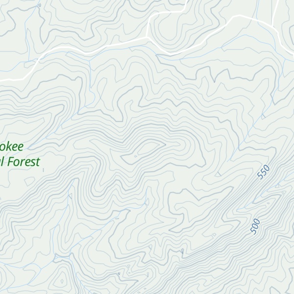 Map of Hogback Ridge