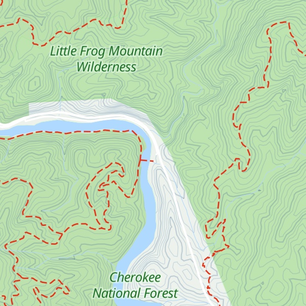 Map of Ocoee Whitewater Center