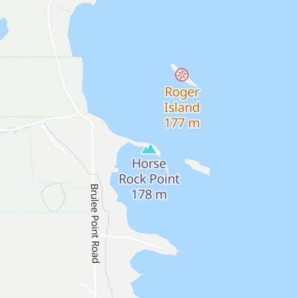 Map of Horse Rock Point