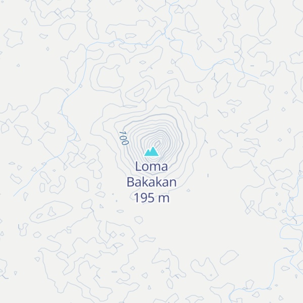 Map of Loma Bakakan