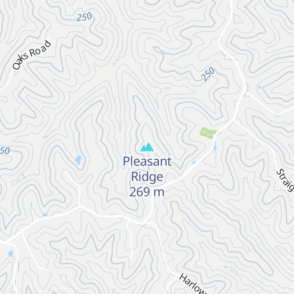 Map of Pleasant Ridge
