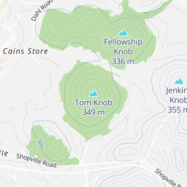 Map of Tom Knob