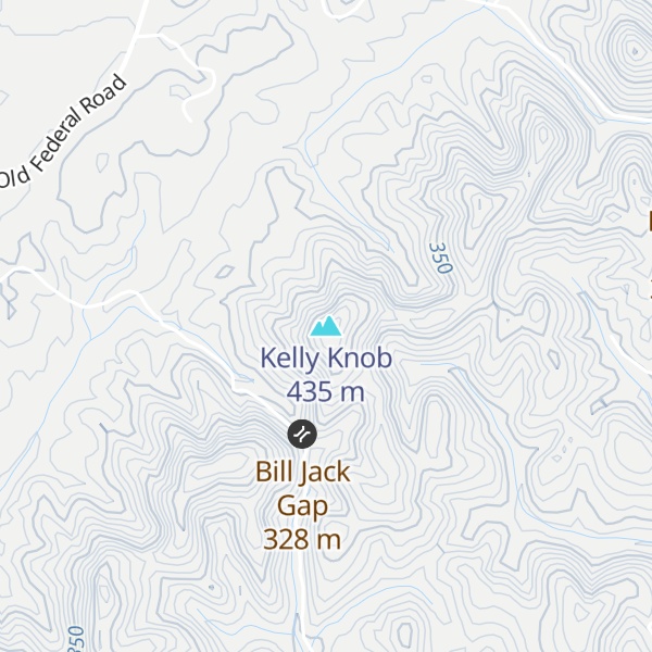 Map of Kelly Knob