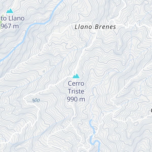 Map of Cerro Triste