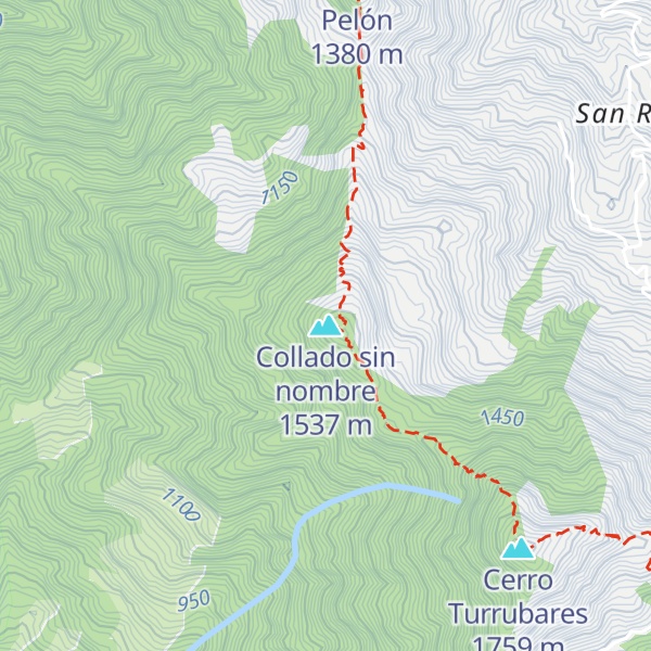 Map of Collado sin nombre