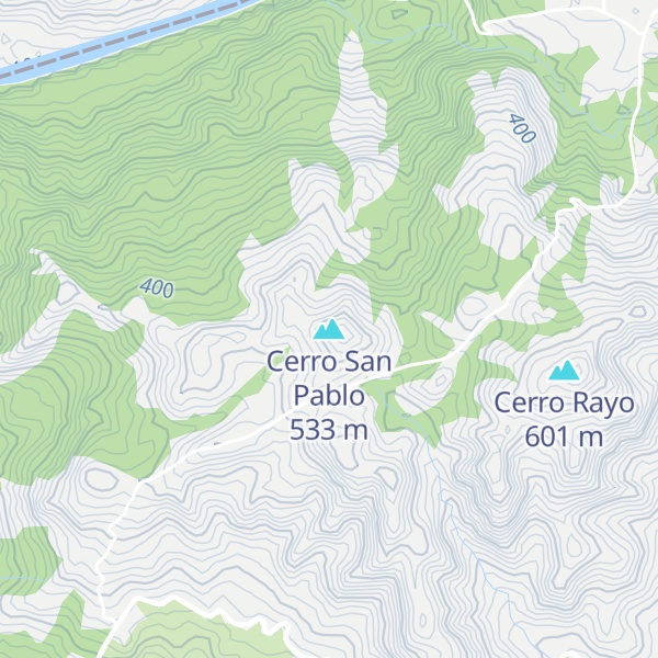 Map of Cerro San Pablo