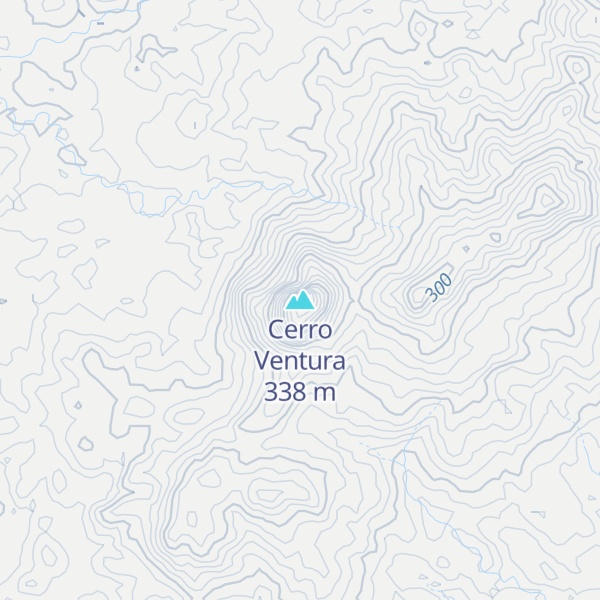 Map of Cerro Ventura