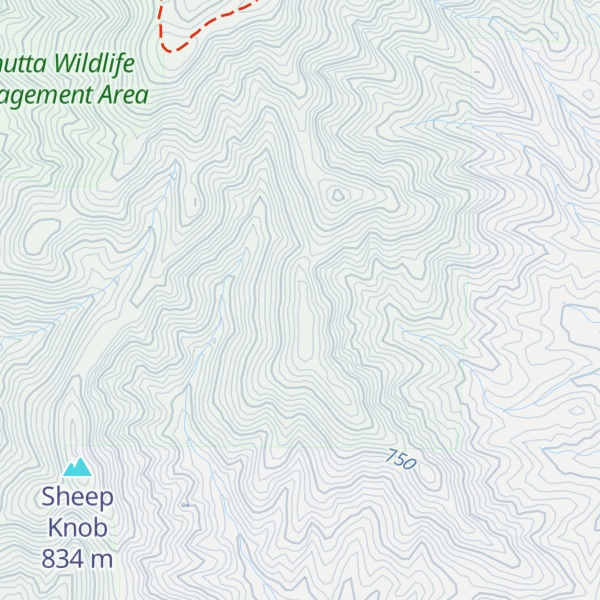 Map of Chestnut Mountain